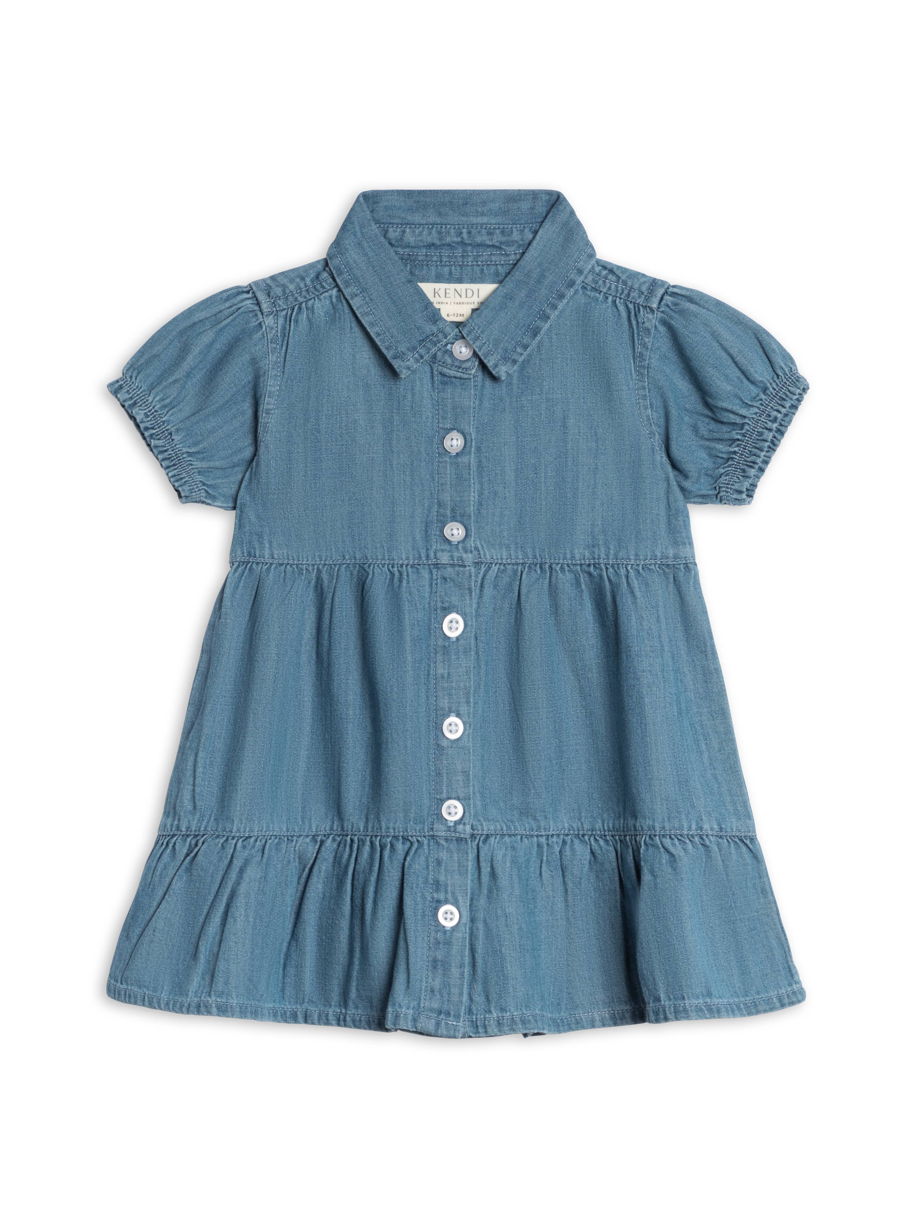 Milly Chambray Shirt Dress for Baby