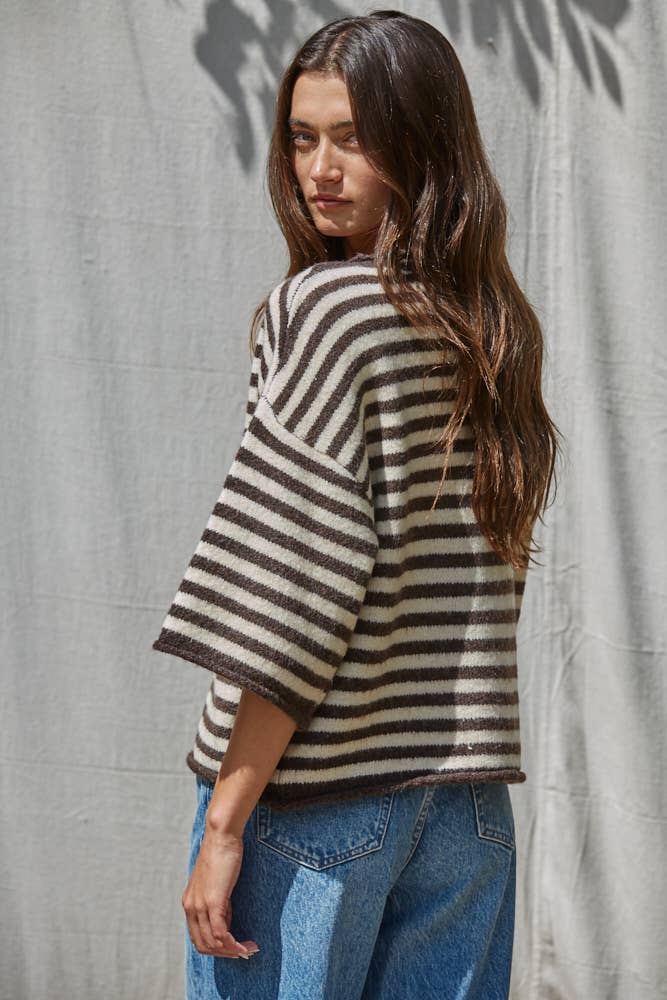 The Palmer Striped Cardigan