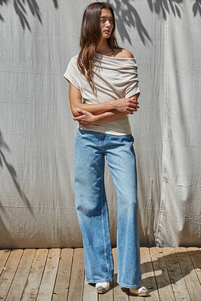 The Sutton Drape Blouse