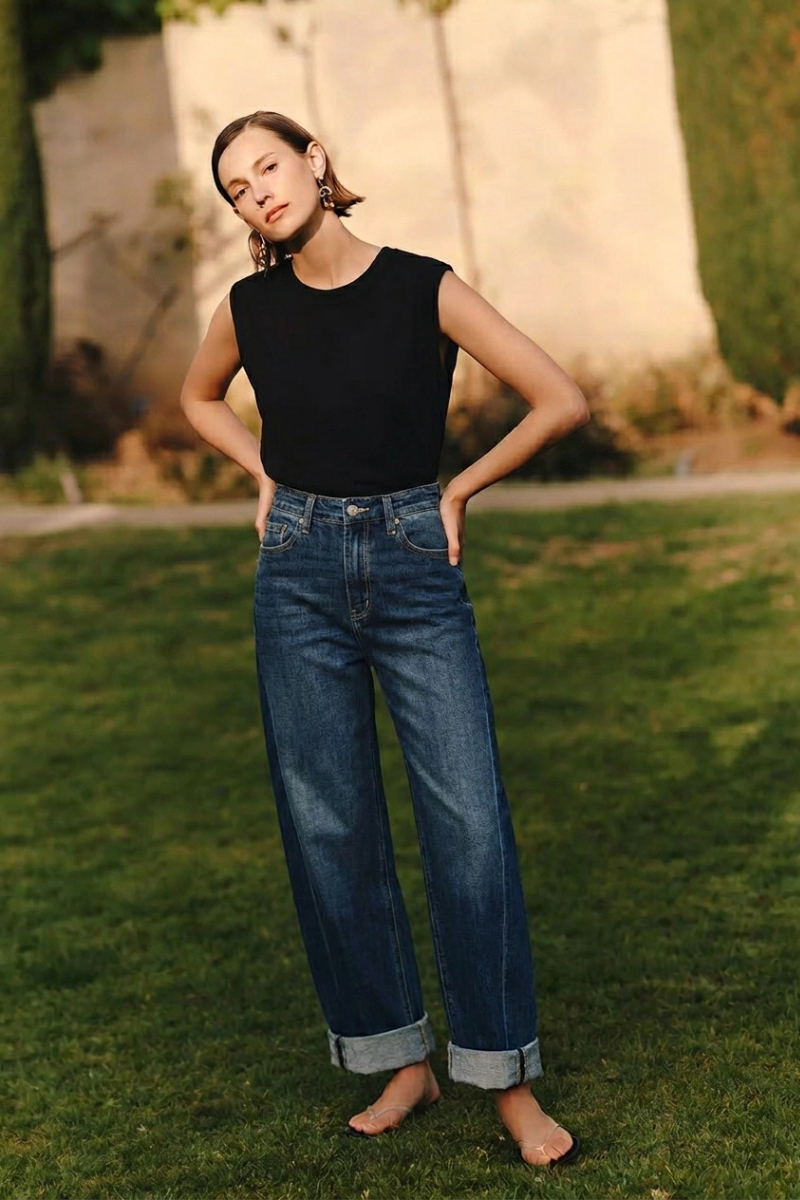 The Margot Barrel Jean