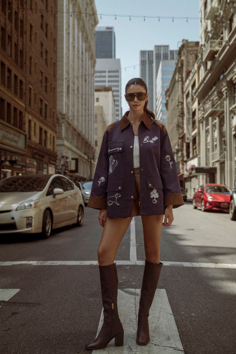 The Carmen Embroidered Twill Jacket