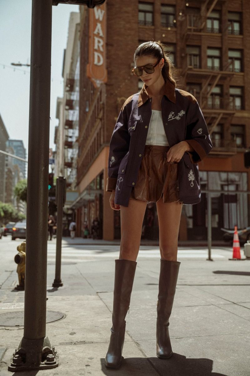 The Carmen Embroidered Twill Jacket