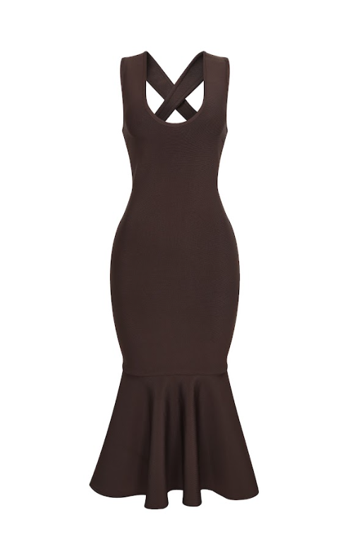 The Sabrina Espresso Dress