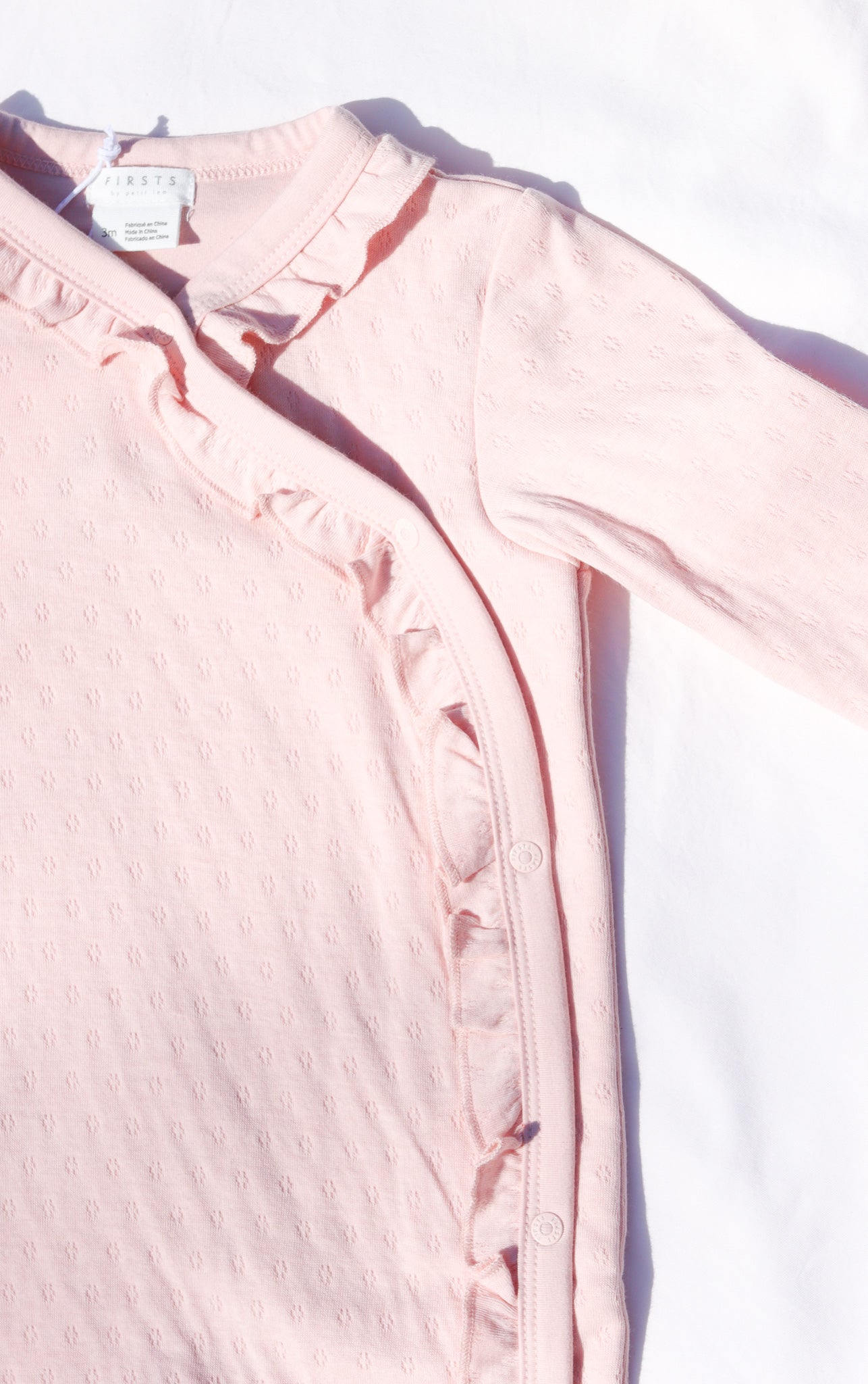 Ballet Pink Ruffle Sleeper