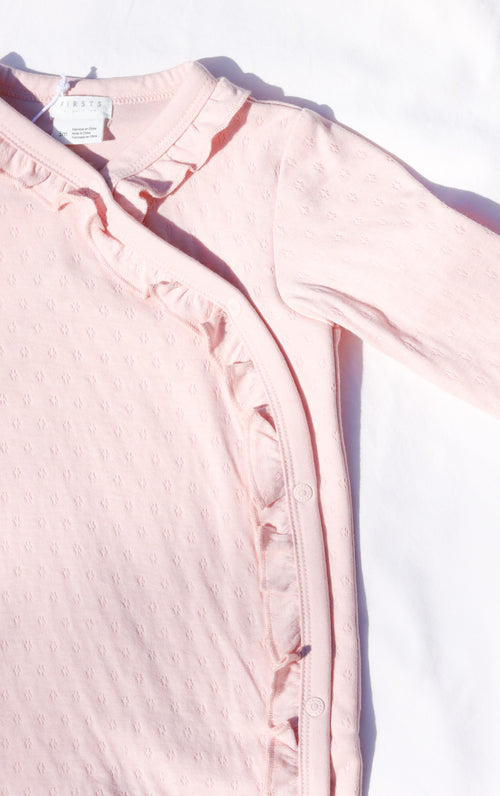 Ballet Pink Ruffle Sleeper