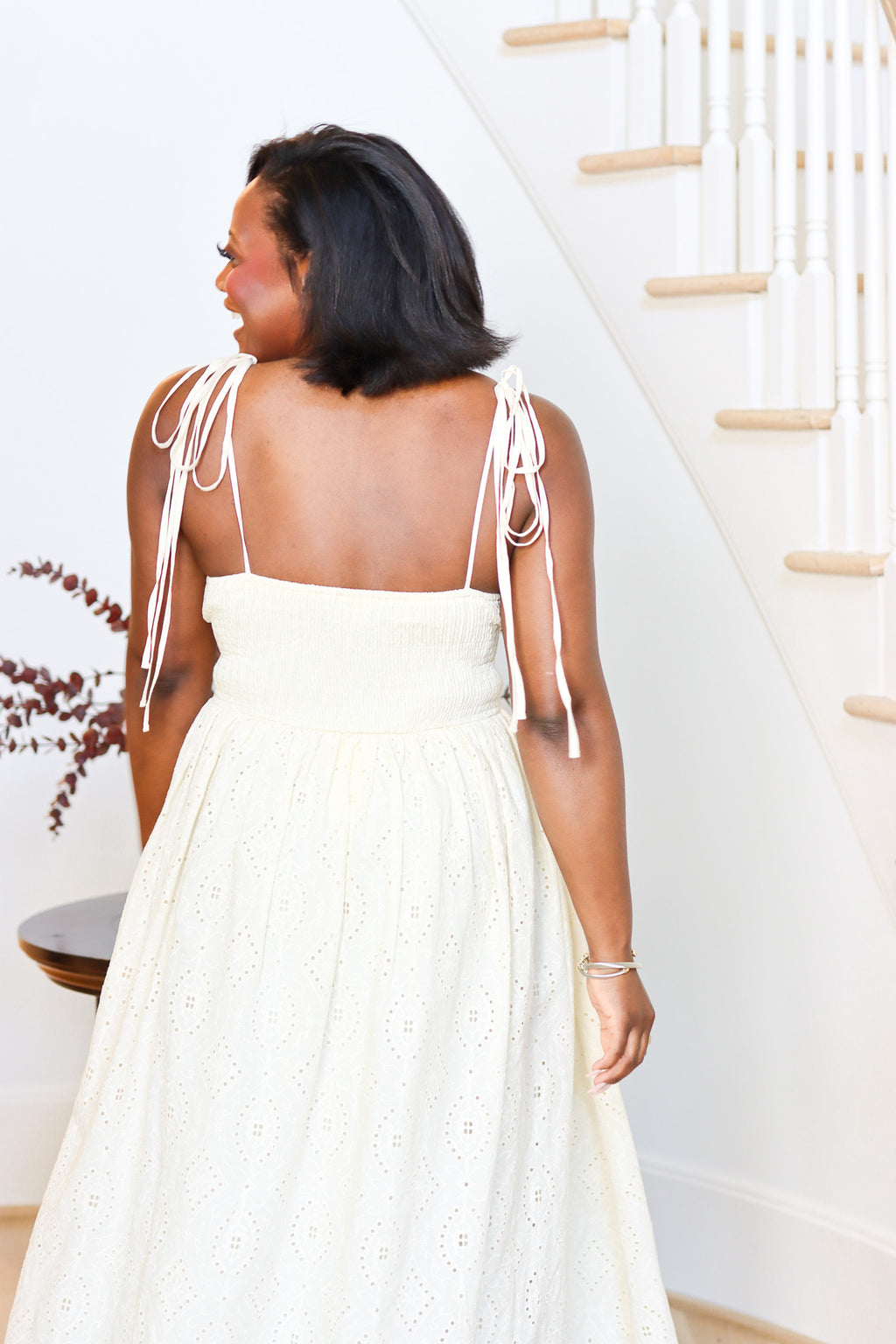 The Milan Eyelet Dress