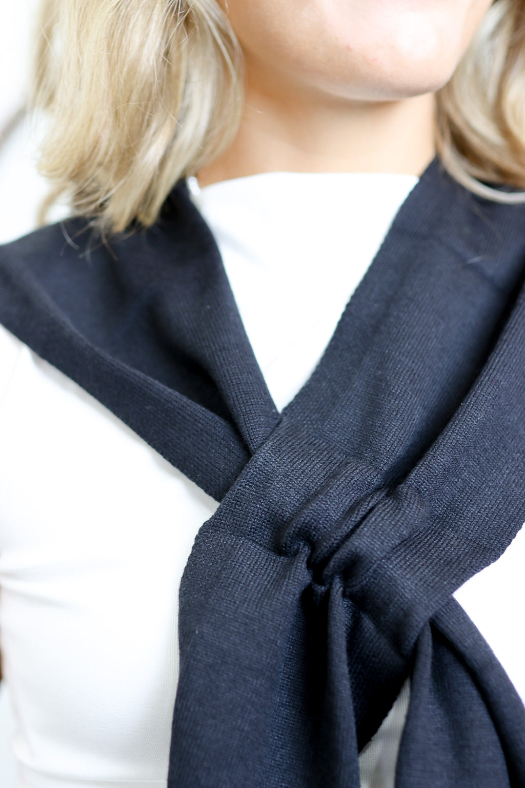 The Preppy Mock Sweater Wrap (RESTOCKED)