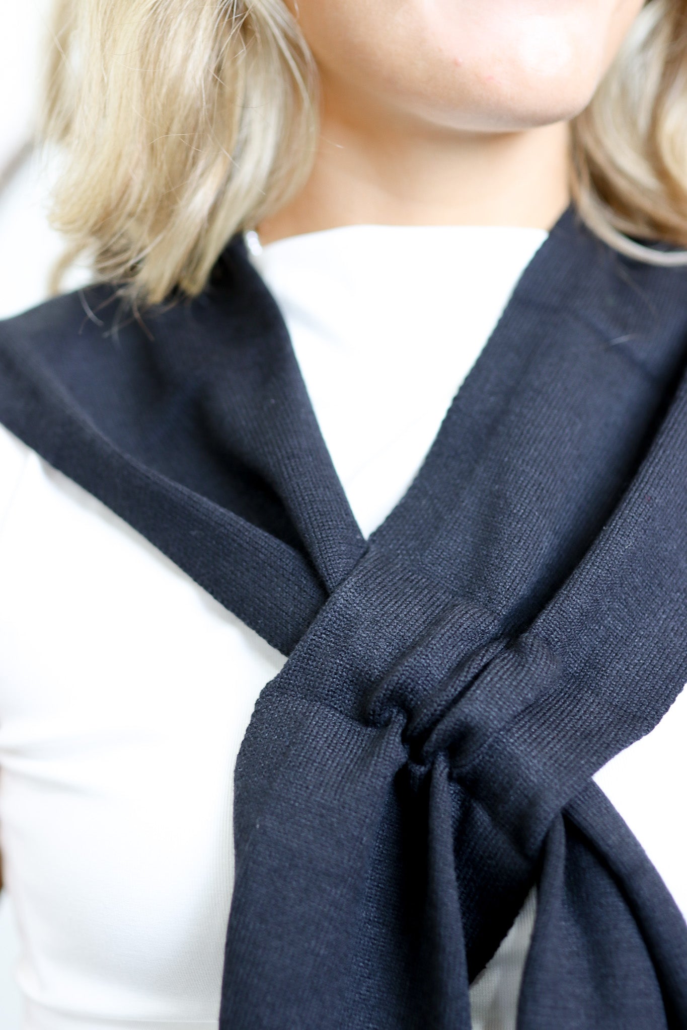 The Preppy Mock Sweater Wrap (RESTOCKED)