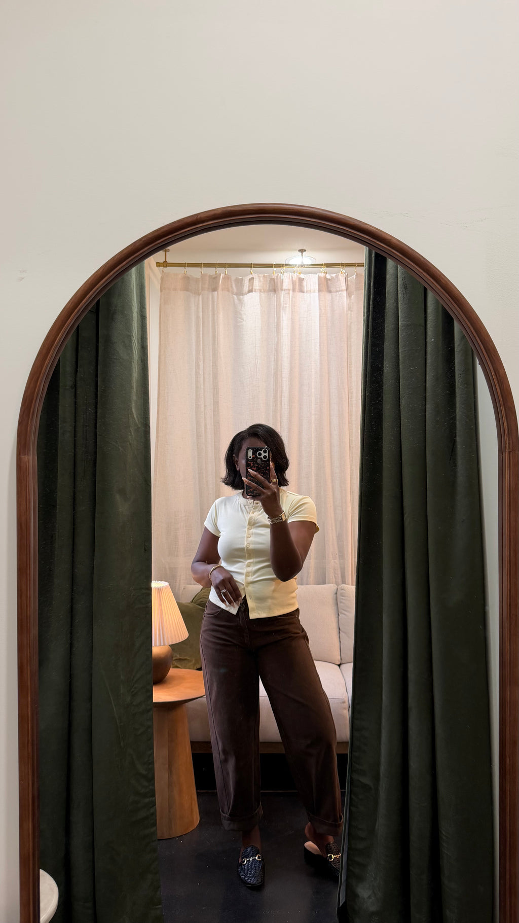The Vanessa Brown Barrel Pants