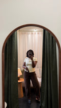 The Vanessa Brown Barrel Pants