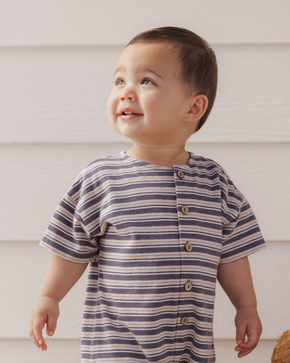 Hayes Jumpsuit Blue Stripe