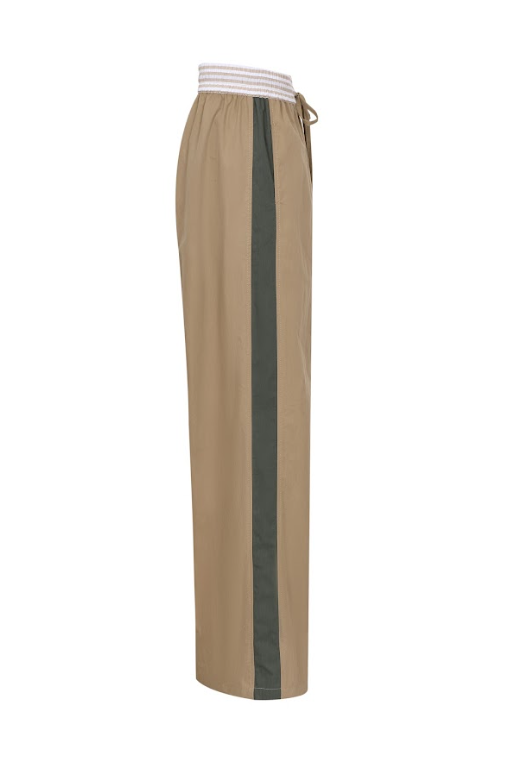 Mix Match Woven Wide Pants