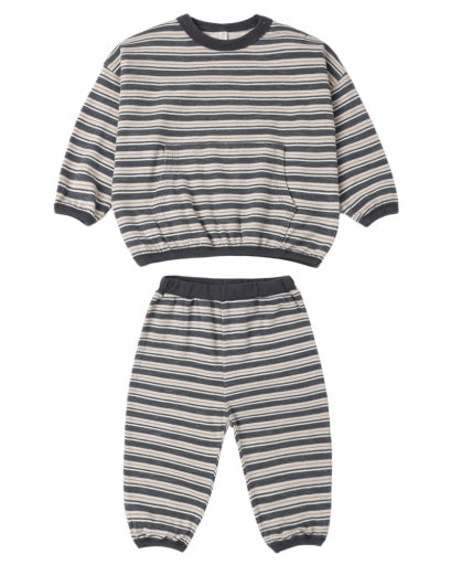 Relaxed Set Blue Stripe